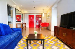 5-mins SM AURA COZY 2BR Free Parking